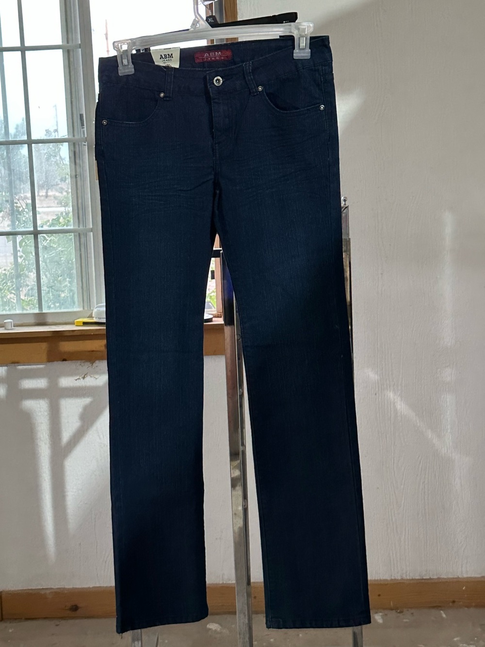 AMB Women's Dark Blue Straight Leg Jeans 32”Wx 32”L